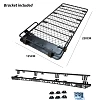 Roof Rack Basket Fits TOYOTA Prado 120 series Aluminium Alloy CARGO 4X4 4WD Cage Hydronalium - Image 1