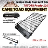 Roof Rack Basket Fits TOYOTA Prado 120 series Aluminium Alloy CARGO 4X4 4WD Cage Hydronalium - Image 2