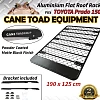 Flat Roof Rack Fits TOYOTA Prado 150 Aluminium Alloy Powder Coated Low Profile 4wd Luggage Carrier Trade - Image 1