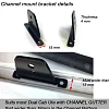 Roof Basket Fits TOYOTA Hilux Powder Coated Steel 4WD Cage Luggage Carrier Cargo - Image 2