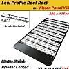 Roof Rack Fits Nissan Patrol Y62 Aluminium Alloy Flat Low Profile Platform Hydronalium - Image 8