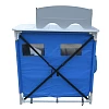 Camping Kitchen Unit Cook Table Foldable Storage Cupboard Windshield - Image 8