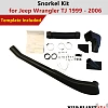Snorkel Kit for Jeep Wrangler TJ AIR INTAKE Template Included 4L petrol - Image 5