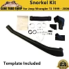 Snorkel Kit for Jeep Wrangler TJ AIR INTAKE Template Included 4L petrol - Image 1