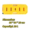 20L Jerry Can Fuel Container Heavy Duty With Holder Yellow Spare Container - Image 2