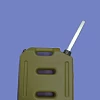 30L Jerry Can Rotopack Lockable Army Green - Image 4