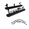 Heavy Duty Steel Side Steps / Rock Sliders with Brush Bars for Toyota Landcruiser 100 Series - Image 1