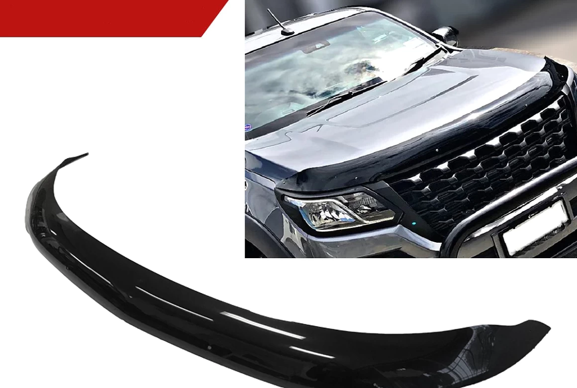 Bonnet Protector Hood Guard for Holden Colorado RG 2017-2020 Black Tinted