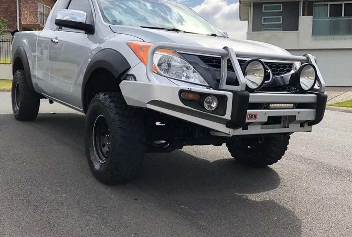 Fender Flares Matte Black OEM Style For Mazda BT50 BT-50 2011-2020 4WD Guard Arch