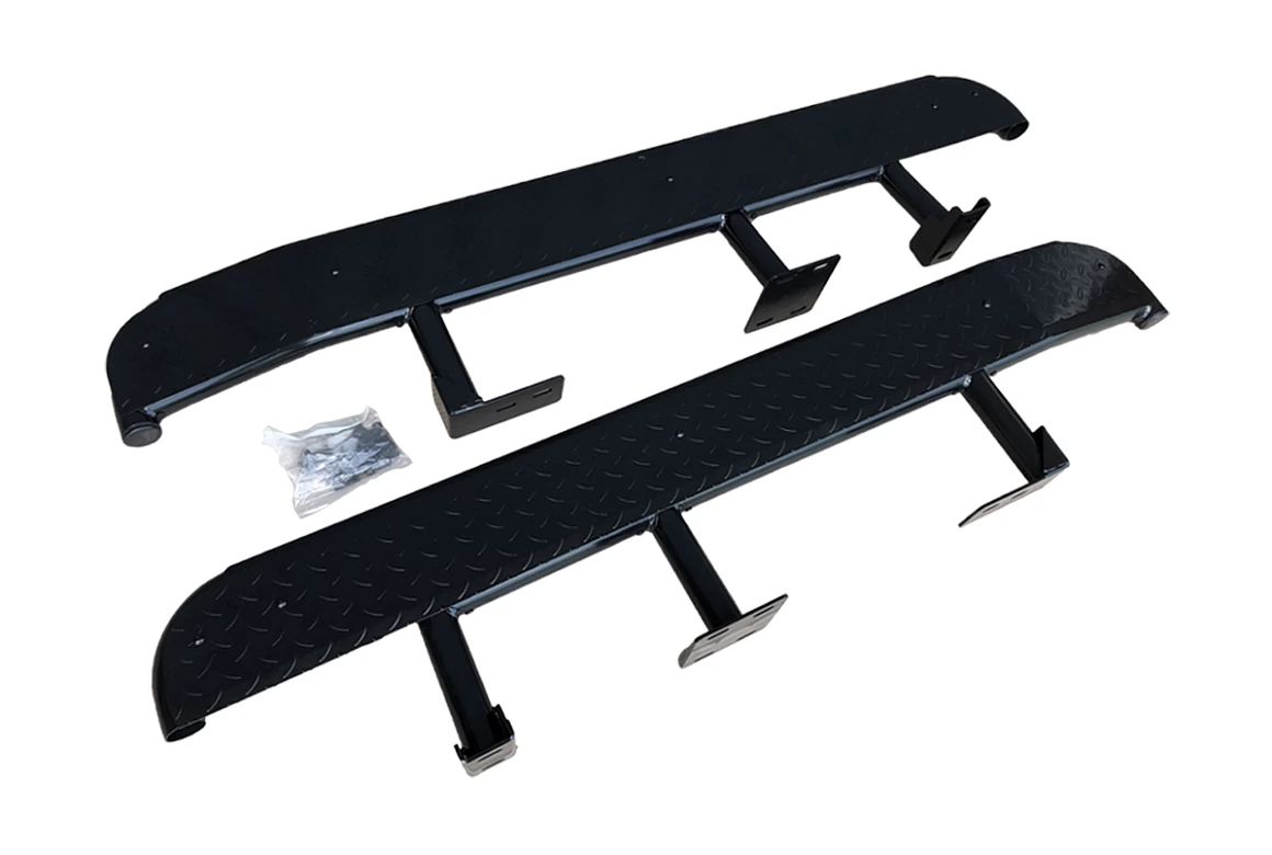 Heavy Duty Steel Side Steps / Rock Sliders for Toyota 150-Series