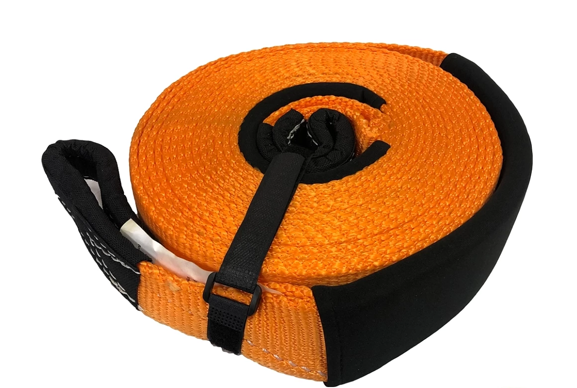 Snatch Strap 8000kg 60mm x 9M Recovery Strap 4x4 Orange Tow Winch Extension SWL 4T