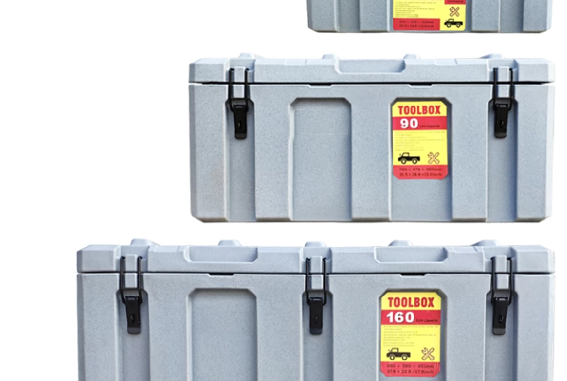 50+90+160 LPoly Tool Box Storage Grey