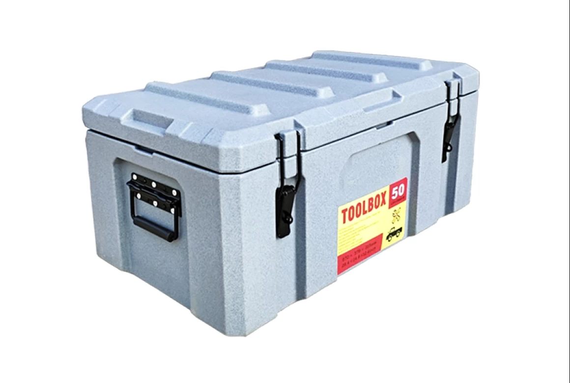 50L Poly Tool Box Storage Grey