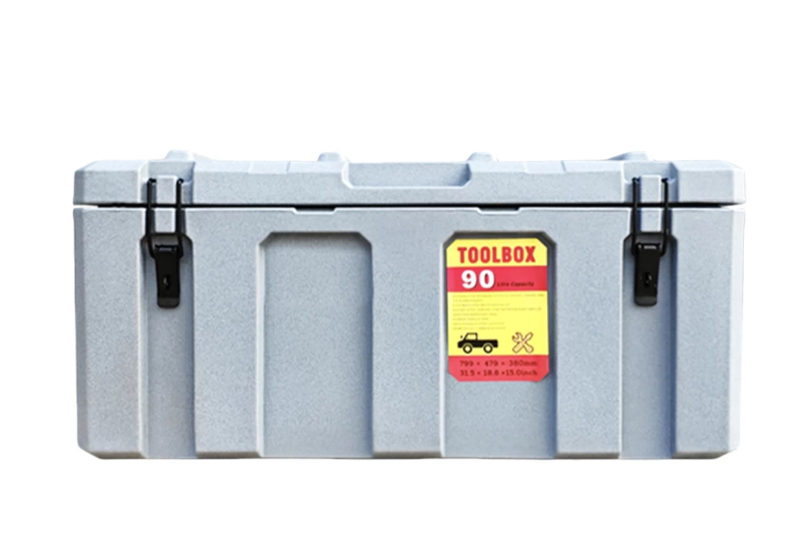 90L Poly Tool Box Storage Grey