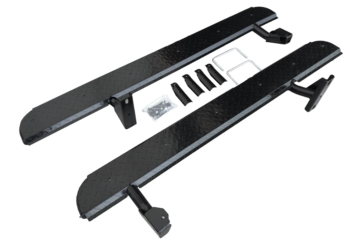 Heavy Duty Steel Side Steps / Rock Sliders for Nissan Patrol GU 1 2 3 Wagon