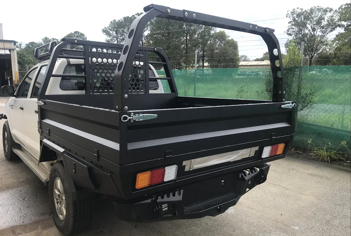 Pioneer Steel Tray with Trundle Drawer and Rear Ladder Rack Package for ...