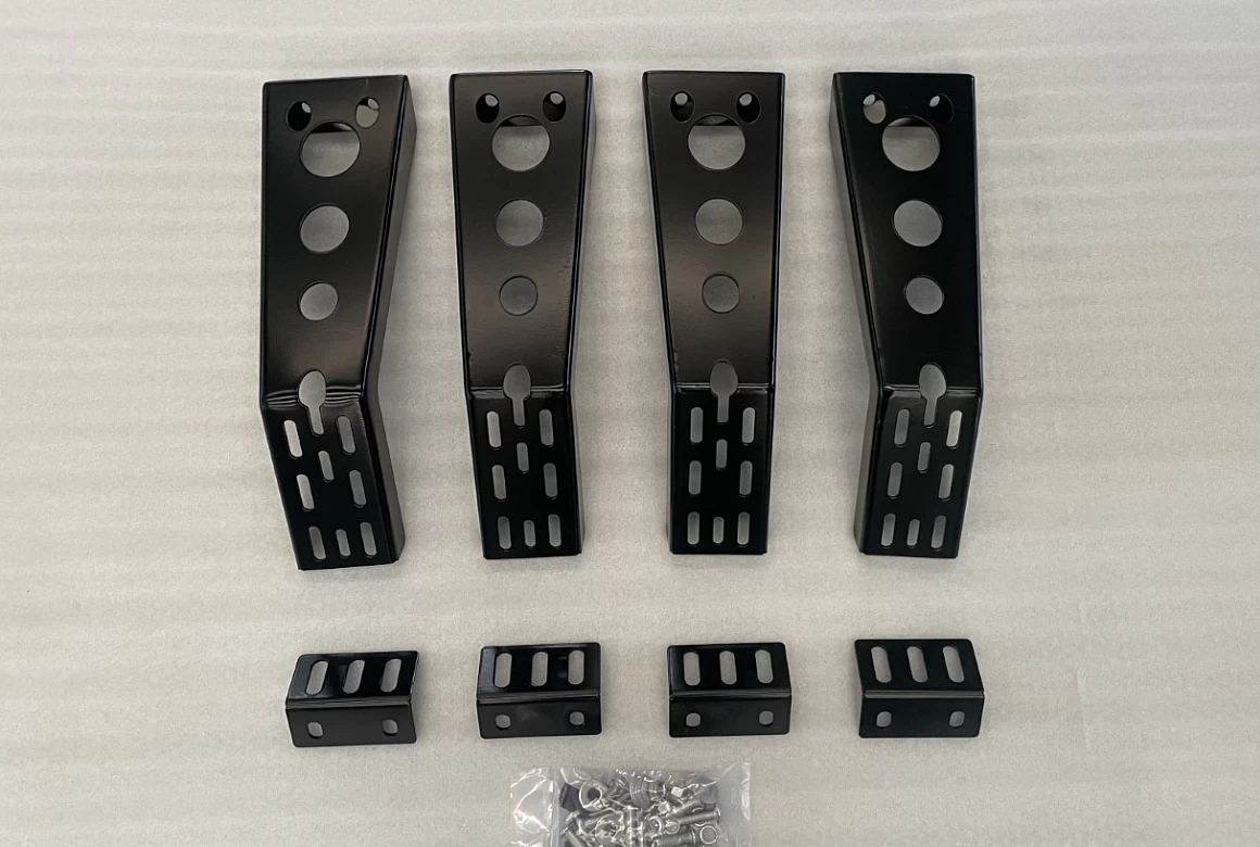 Universal Tub Rack Lower Leg Bracket Set Multi function Carrier Cage Hilux Ranger Triton Navara Dmax Cannon All Ute