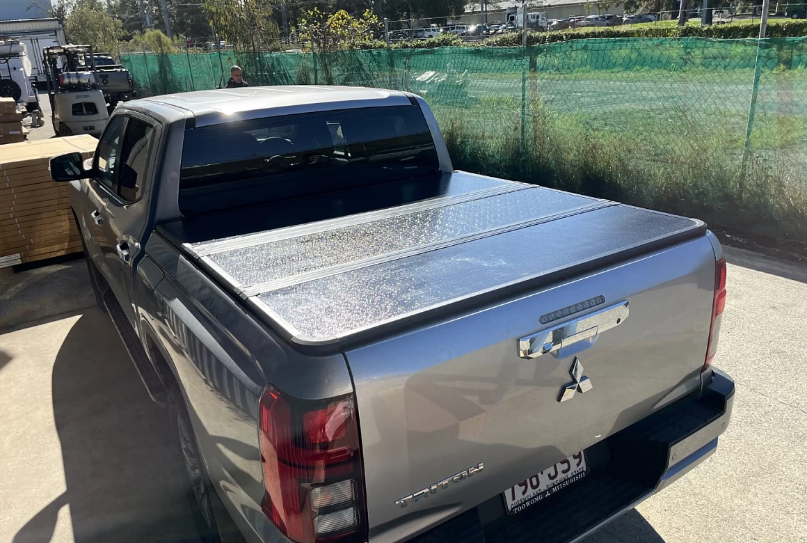 Tri-Fold Hard Tonneau Cover for Mitsubishi Triton MV Dual Cab 2024+