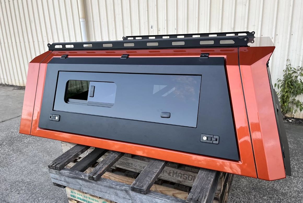 Steel Canopy Toyota Hilux N80 2015 + with Pet Window Doors