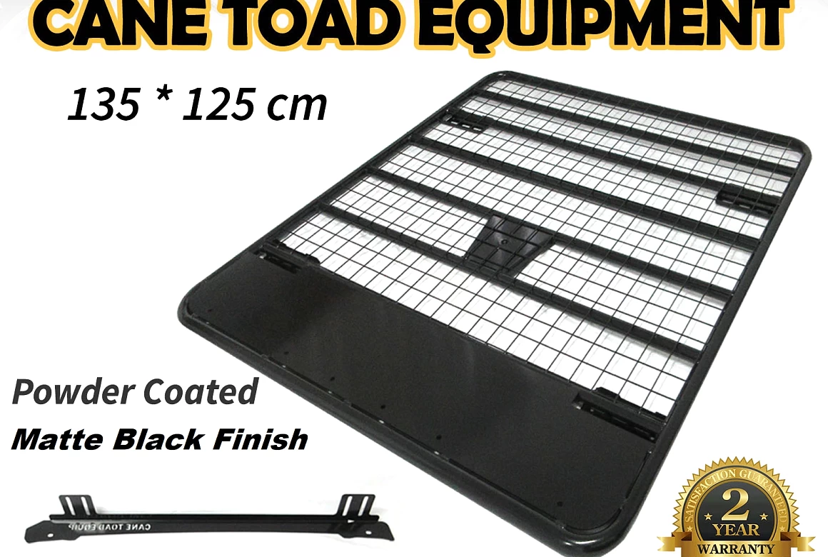 Roof Rack Fits TOYOTA Hilux 97-15 Ute Powder Coated Steel 4wd Luggage Basket Carrier Trade Low Profile