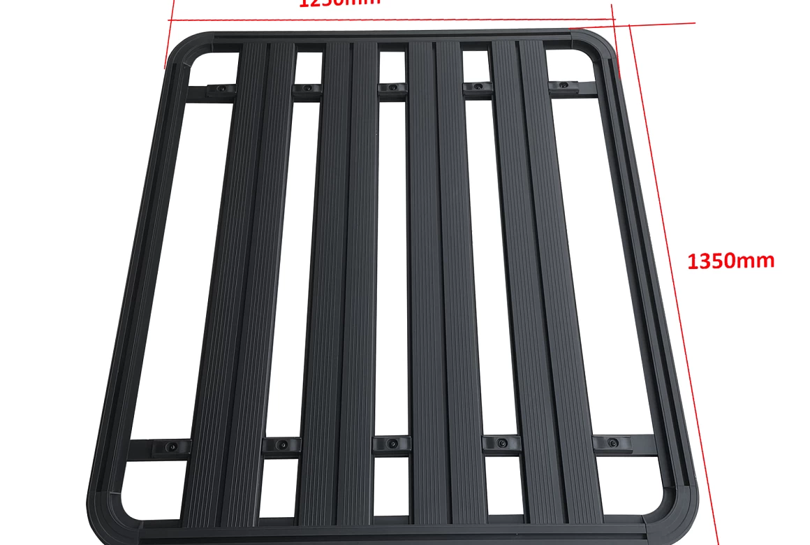 135x125cm Alloy Flat Roof Rack Platform Aluminum