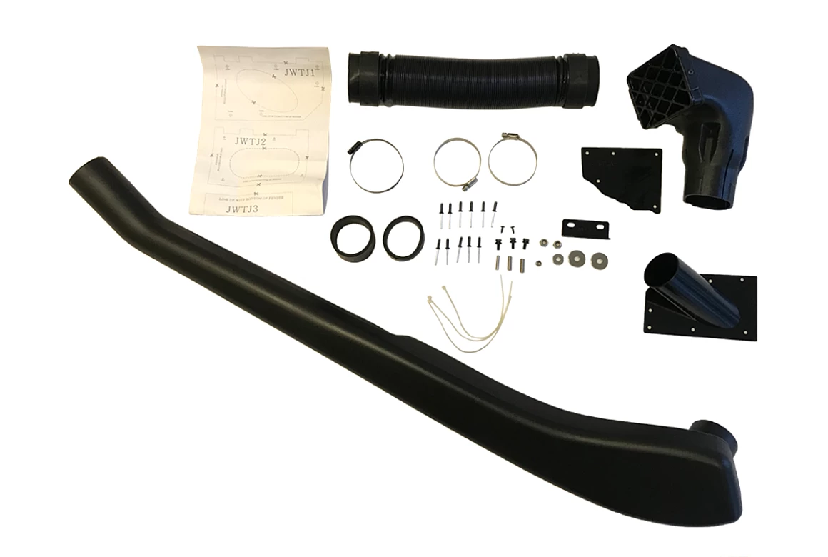 Snorkel Kit for Jeep Wrangler TJ AIR INTAKE Template Included 4L petrol