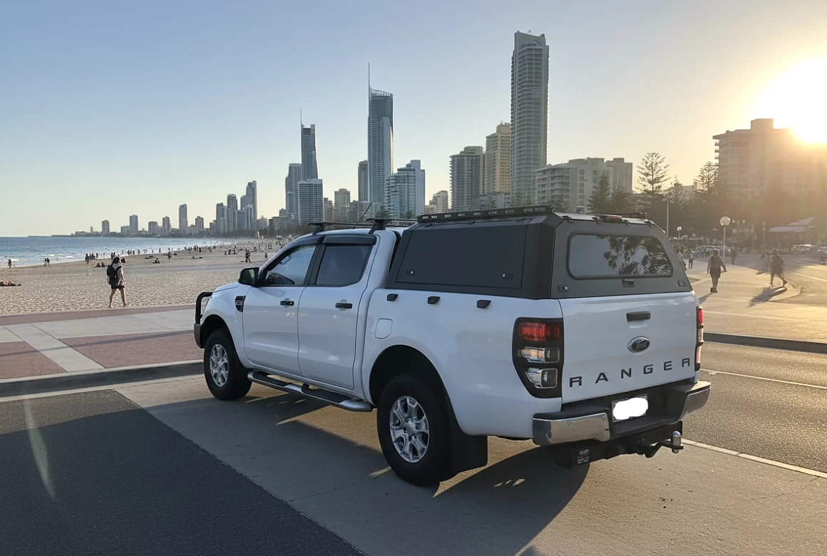 Powder Coated Aluminum Canopy for Ford Ranger PX123 & Mazda BT50 