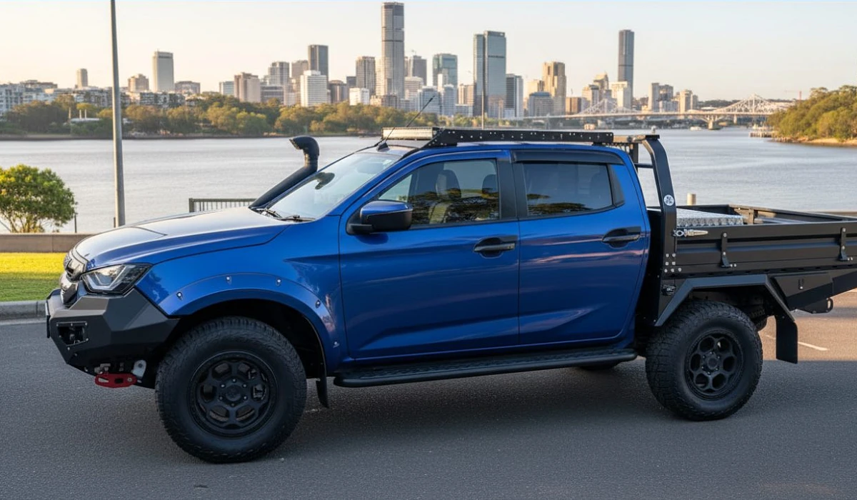 Isuzu D-Max · 2020+ with Pioneer steel tray, 1850 x 1850