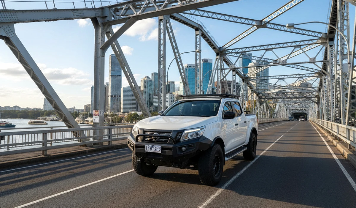 Nissan Navara · 2014-2019 with Warrior bullbar, Gen 1