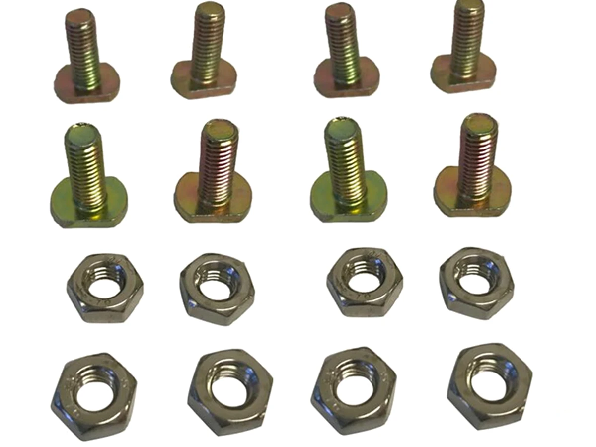 8xT-Bolt M8 15mm Thread 13.5x18mm head for Rhino Roof Rack Roller Shutter Awning Accessories