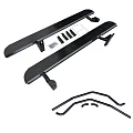 Heavy Duty Steel Side Steps / Rock Sliders with Brush Bars for Nissan Patrol GU 1 2 3 Wagon