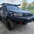 Revolution Bullbar for Toyota Hilux N80 2015-2019 | ADR Airbag | Matte Black