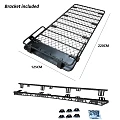 Roof Rack Basket Fits TOYOTA Prado 120 series Aluminium Alloy CARGO 4X4 4WD Cage Hydronalium