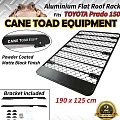 Flat Roof Rack Fits TOYOTA Prado 150 Aluminium Alloy Powder Coated Low Profile 4wd Luggage Carrier Trade