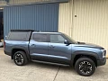 Aluminium canopy with roof platform