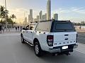 Powder-coated aluminium canopy with roof rack
