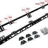 Roof Rack Backbone Mounting Rails Fits TOYOTA Prado 150 series Steel Powder Coated Low Profile 