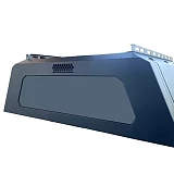 Gen 2 Steel Canopy for Mitsubishi Triton MR MQ + with Pet Window Doors 