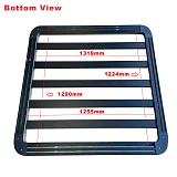 Universal Aluminum Roof Rack 135x135CM