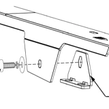 Full Length Roof Rack Backbone Mounting Rails for TOYOTA Landcruiser 200 series