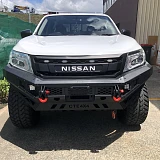 Revolution Bullbar for Navara NP300 D23 2015-19 Airbag Compatible ADR Matte Black Steel