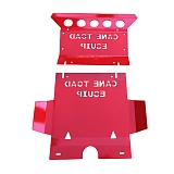 3mm Red Bash Plate Front Sump Guard for Toyota Hilux 2005-2015 SR SR5 2PCS 