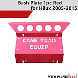 3mm Red Bash Plate Front Guard for Toyota Hilux 2005-2015 SR SR5 1PC