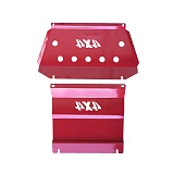 Front Sump Guard/Bash Plate (red) Triton MQ/MR