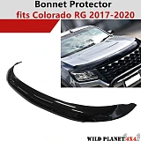 Bonnet Protector Hood Guard for Holden Colorado RG 2017-2020 Black Tinted