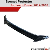 Bonnet Protector Guard to suit Isuzu D-MAX Dmax 2012-2016 Tinted Black