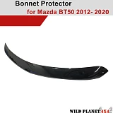 Bonnet Protector Guard for Mazda BT50 2012-2020 Tinted Black Durable