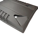 Bonnet Scoop Hood Raptor Style to suit Ford Ranger PX1 T6 2012-2015 Matt Black