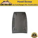 Bonnet Scoop Hood Raptor Style to suit Ford Ranger PX1 T6 2012-2015 Matt Black