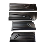 Side Door Body Molding Cladding Trim suit Toyota Hilux N80 15-20 ABS Black